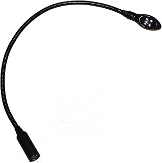 Allen & Heath 18-Inch LED Straight Neck Lamp with Dimmer Control — Led Desk Lamp