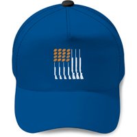 Casquette de baseball avec drapeau américain pour le tir au pigeon d'argile — Casquette de baseball