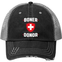 Boner Donor Trucker Hat for Halloween Costume — Baseball Cap