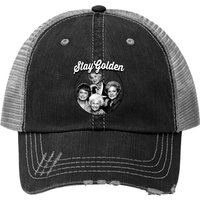 Casquette Trucker Imprimée Stay Golden