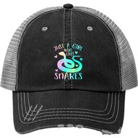 Juste Une Fille Qui Aime Les Serpents Casquette Trucker