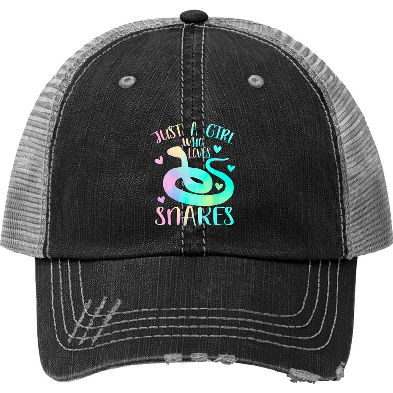 Juste Une Fille Qui Aime Les Serpents Casquette Trucker — Casquette de baseball