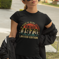 T-Shirt Édition Limitée Vintage 1973 pour 50e Anniversaire — T-shirts pour hommes