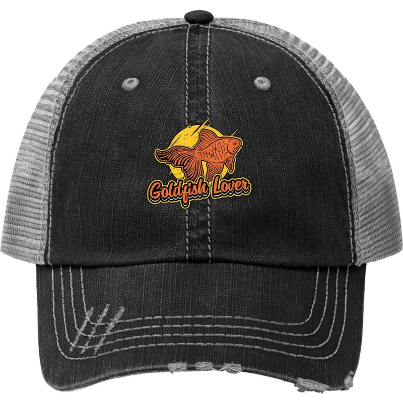 Goldfish Lover Vintage Trucker Hat — Baseball Cap