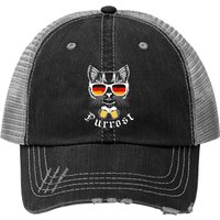 Chapeau Trucker Oktoberfest Prost Pun Purrost Cat