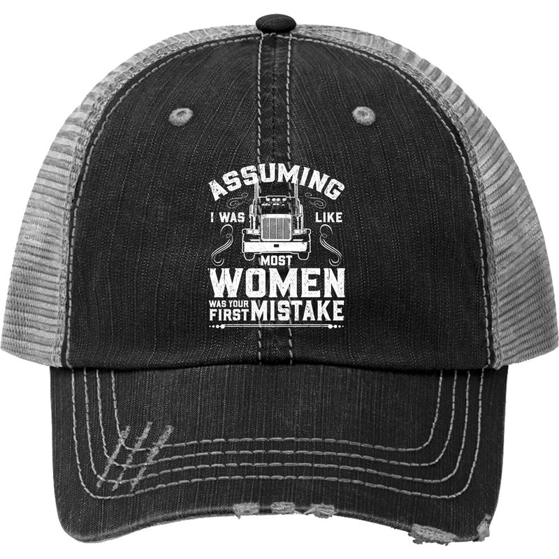 Trucker Female Truck Driver Hat — Baseball Cap