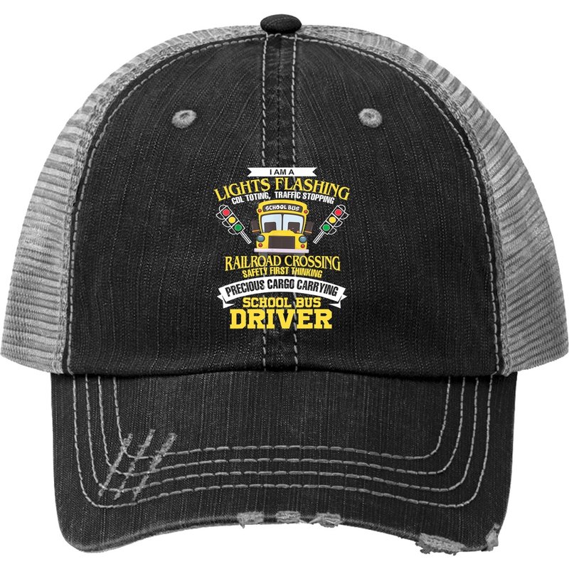 Casquette Trucker Je Suis Conducteur d'Autobus Scolaire