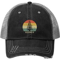 Casquette Trucker Parc d'État du Wisconsin avec Arbre de Pin — Casquette de baseball