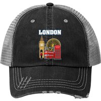 Casquette Trucker Souvenir de Londres — Casquette de baseball