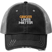 Chapeau Trucker Ginger Lives Matter Rouge