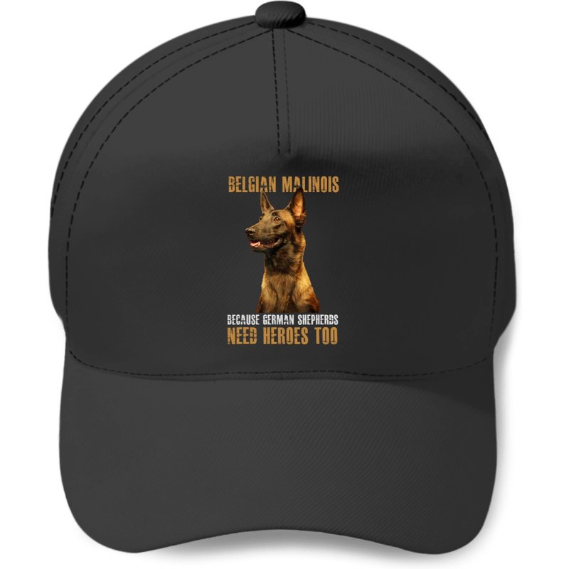 Belgian Malinois American Flag Baseball Cap — Baseball Cap