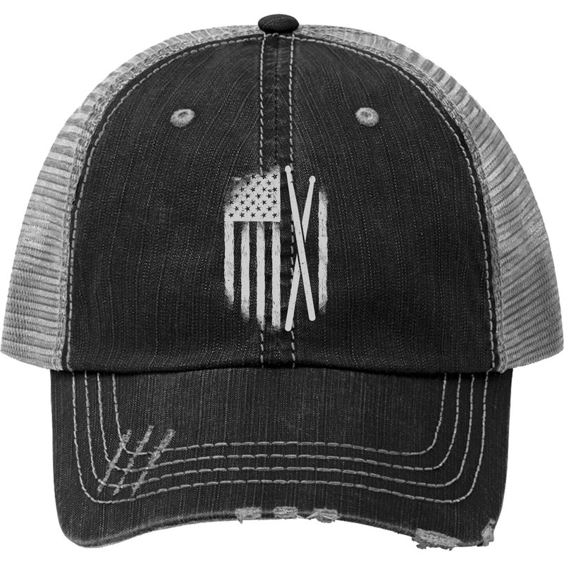 Drummers Drumsticks USA Vintage Trucker Hat
