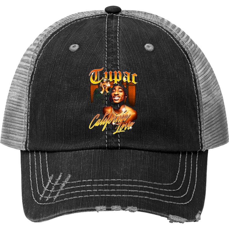 Casquette Trucker Grunge Tupac — Casquette de baseball