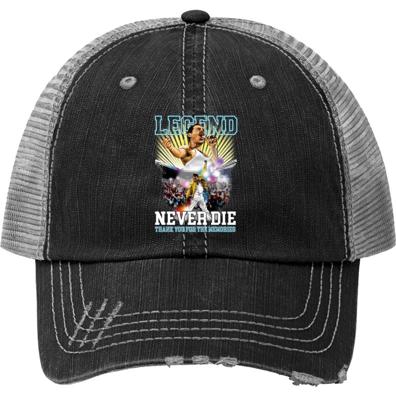 Legend Never Die Casquette Trucker Imprimée Freddie Mercury