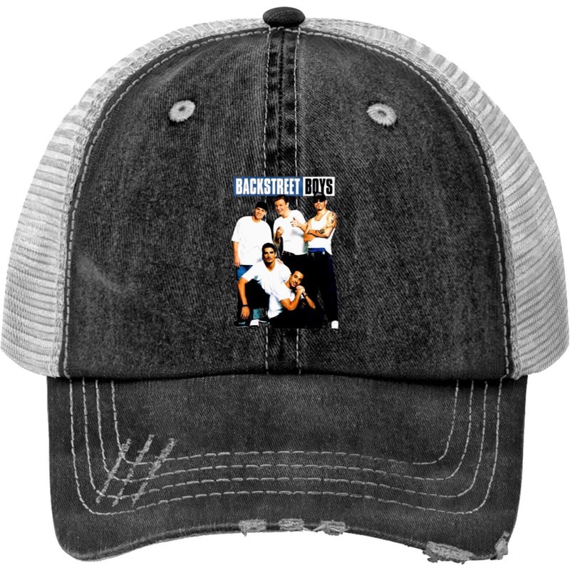 Chapeau Trucker Imprimé Garçons De La Rue des Backstreet Boys — Casquette de baseball
