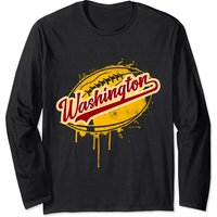 T-Shirt à Manches Longues pour Fans de Football de Washington — T-shirts pour hommes