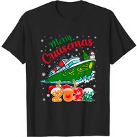 T-shirt Merry Cruisemas 2022 Noël Père Noël Renne Croisière — T-shirts pour hommes