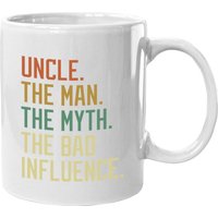 Uncle The Man The Myth The Bad Influence Brother Sibling Mug — Mugs & Tumblers