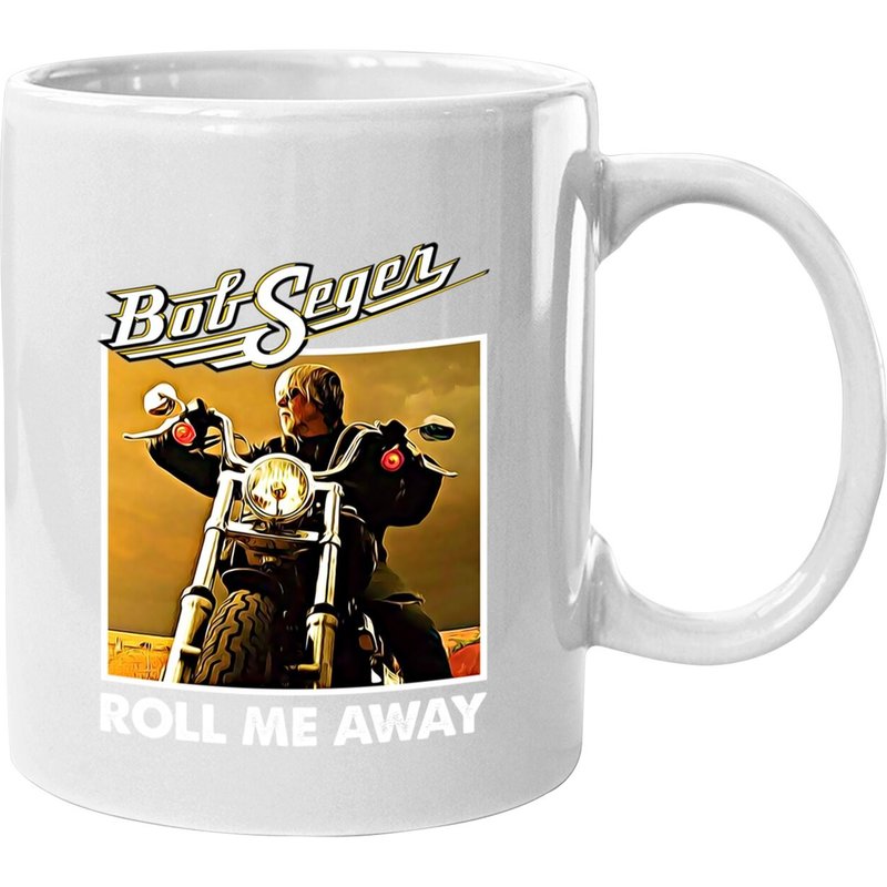Roll Me Away Graphic Bob Seger Vaporwave Music Coffee Mug — Mugs & Tumblers
