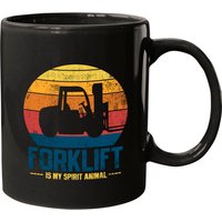 Mug Forklift Vintage Coffee — Tasses et gobelets