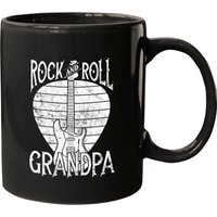 Rock N Roll Grandpa Vintage Guitar Player Coffee Mug — Mugs & Tumblers
