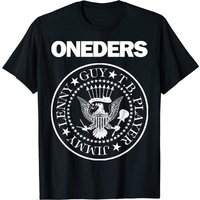 T-shirt classique Oneders pour hommes en noir