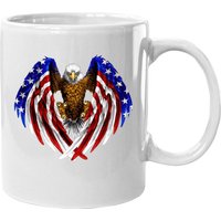 Mug American Eagle Patriot avec drapeau américain