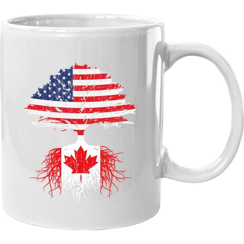 Canadian Roots Canada Flag Coffee Mug for Women — Mugs & Tumblers