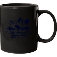Mug souvenir vintage du parc national des Rocky Mountains — Tasses et gobelets