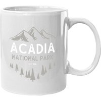 Mug de café du parc national d'Acadia Est 1916 Vintage Maine — Tasses et gobelets