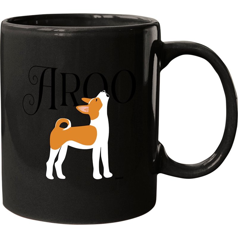 Mug à café Chien Basenji Aroo — Tasses et gobelets