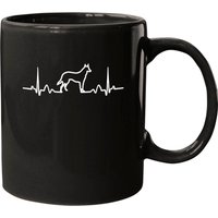 Mug en céramique Funny Dog Heartbeat