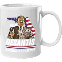 Ron Desantis Florida US Flag Coffee Mug — Mugs & Tumblers