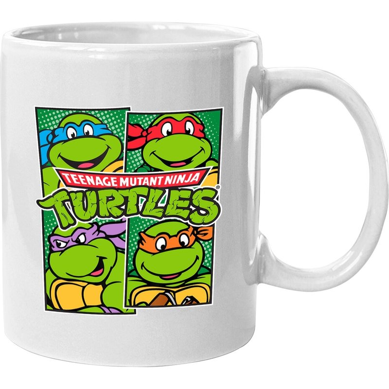 Teenage Mutant Ninja Turtles Paneled Characters Coffee Mug — Mugs & Tumblers