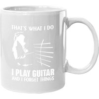 That's What I Do I Play Guitar and Forget Things Coffee Mug — Mugs & Tumblers