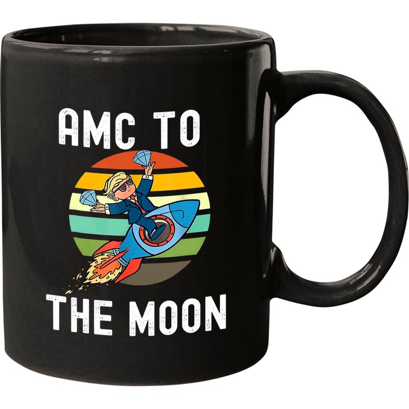 Diamond Hands AMC WallStreetBets AMC Apes Coffee Mug — Mugs & Tumblers