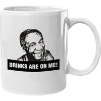 Mug en céramique Bill Cosby à manches courtes pour hommes - Noir