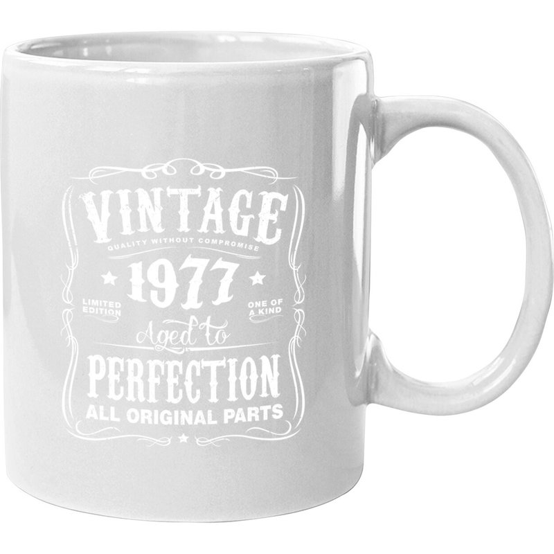 Vintage Made In 1977 46th Birthday Coffee Mug — Mugs & Tumblers