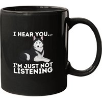 Je T'entends, Mais Je N'écoute Pas Tasse Husky Sibérien — Tasses et gobelets