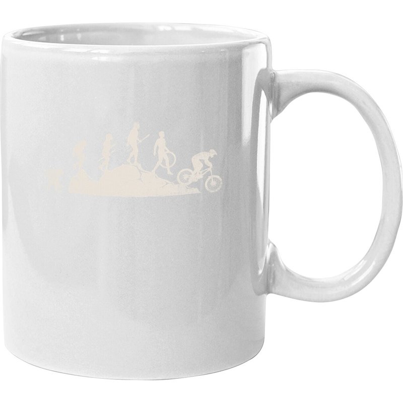 Mountain Biking Evolution Vintage Bicycle Sport Bike Rider Mug — Mugs & Tumblers