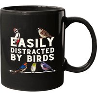 Easily Distracted By Birds Coffee Mug — Mugs & Tumblers