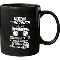 Mug en céramique Racing RC Truck voiture télécommandée — Tasses et gobelets