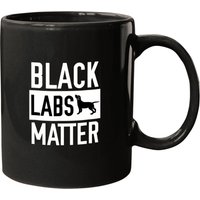 Mug à café Black Labs Matter pour Labrador Retrievers