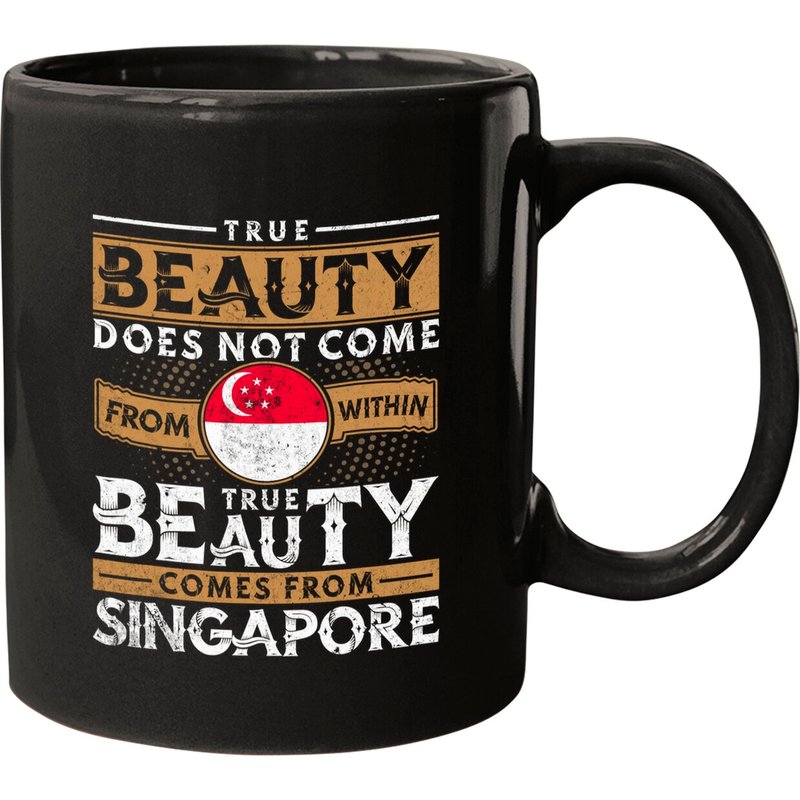 Singaporean Coffee Mug - Customizable Ceramic Coffee Cup — Mugs & Tumblers