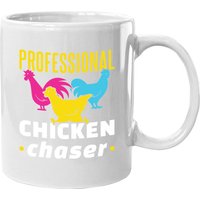 Professional Chicken Chaser Chickens Farming Coffee Mug