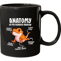 Mug The Anatomy Of A Bearded Dragon pour les amateurs de reptiles — Tasses et gobelets
