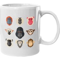 Monkey Chimpanzee Gorilla Squirrel Monkey Coffee Mug — Mugs & Tumblers