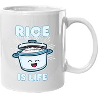 Rice Is Life Filipino Coffee Mug - Customizable Ceramic Mug — Mugs & Tumblers