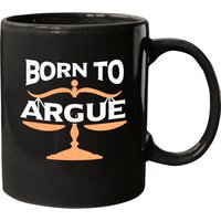 Mug Avocat - Born To Argue avec Citations Légales — Tasses et gobelets