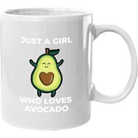 Just A Girl Who Loves Avocado Coffee Mug — Mugs & Tumblers